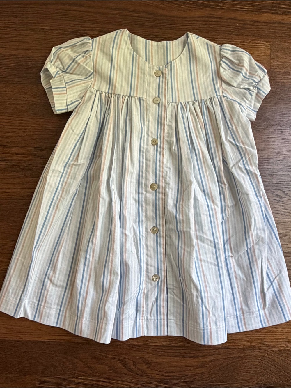 Hannah Kate Striped Button-Front Dress 4